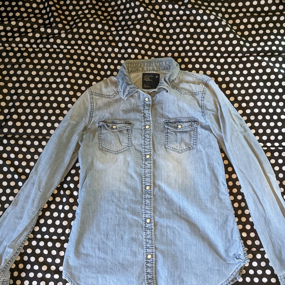 American eagle jean shirt